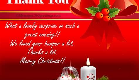 Christmas Message On Gift