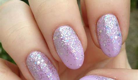 Christmas Nails Lilac