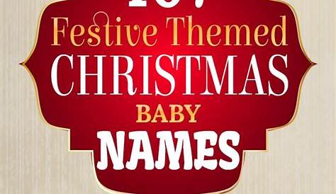 Christmas Name Theme