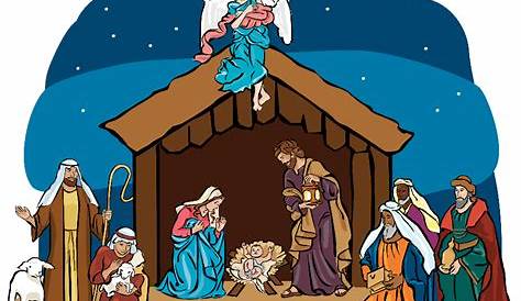 Christmas Nativity Scene Clipart Free