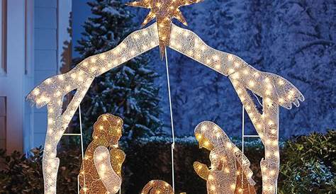 Christmas Nativity Scene Outdoor