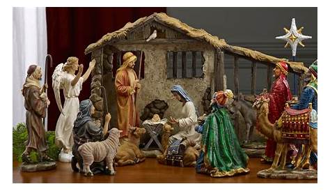 BANBERRY DESIGNS Christmas Nativity Set 8 Pc Nativity Figurines