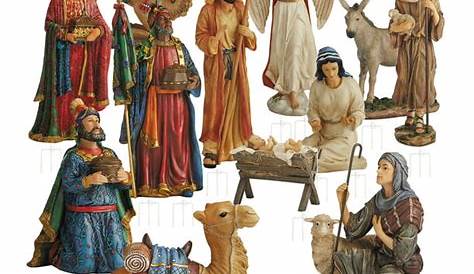 Heirloom 15 pc Nativity Set by Roman