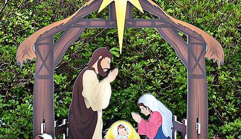 Christmas Nativity Set Outdoor Large