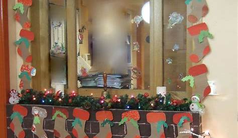 Christmas Office Window Decorations