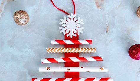 Christmas Ornament Paper Straw