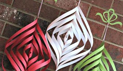 50 DIY Paper Christmas Ornaments To Create With The Kids Tonight!