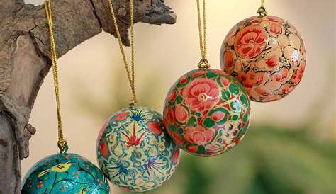 Christmas Ornaments Paper Mache