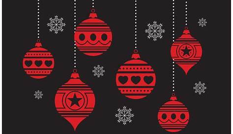 Christmas Ornaments Vector Free Download