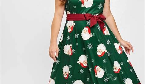 Christmas Outfits For Plus Size Ladies