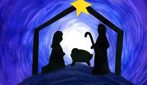 Christmas Painting Jesus Easy