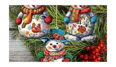 Christmas Painting Set Of 3