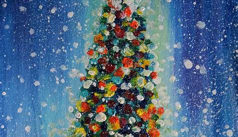 Christmas Painting Tree