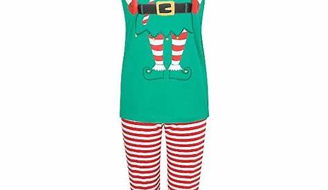 Red Santa Christmas Pyjamas Kids at ASDA