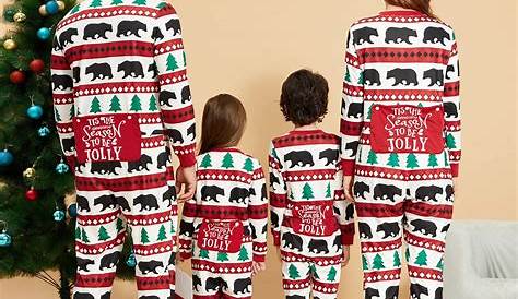 PatPat Reindeer Christmas Family Matching Onesie Pajama for Dad Mom