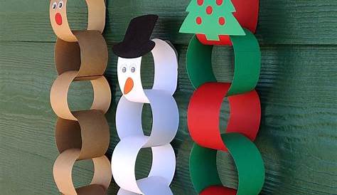 Paper Chain Christmas Craft Imperial Sugar Recipe Christmas paper