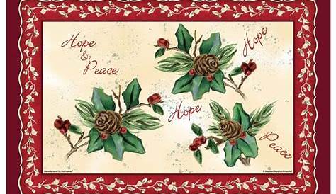 Merry Christmas Tree Paper Placemats 10in. x 14in. 50 Pack (702093