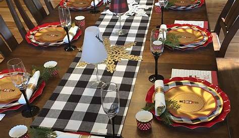 Christmas Paper Table Decorations