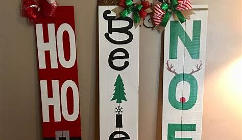 Christmas Porch Signs Ideas