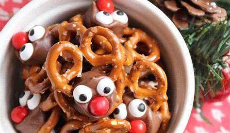 Christmas Pretzel Reindeer Recipes
