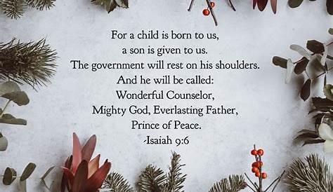 Christmas Quotes Bible Verses