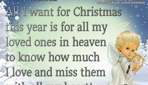 Christmas Quotes For Family In Heaven
