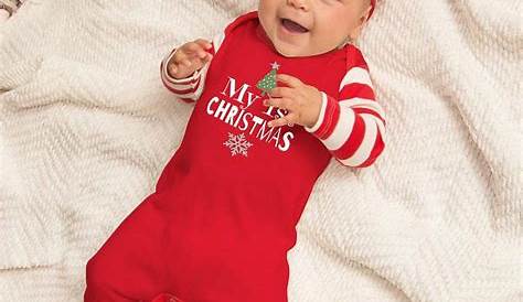 Christmas Romper Baby Outfit