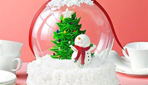Christmas Snow Globe Cake