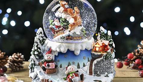 Christmas Snow Globe Scene
