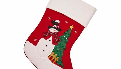Imperial Home Classic 3D Christmas Stockings 18inch Santa Claus