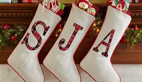 Christmas Stockings Plaid
