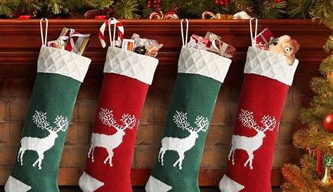 Christmas Stockings Red And Green