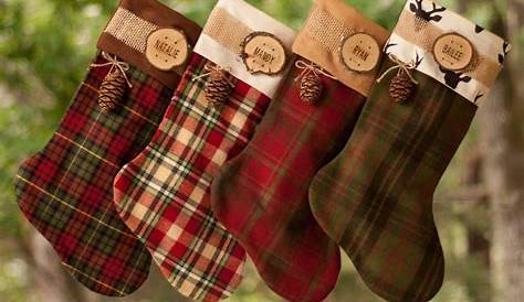 Christmas Stockings Rustic