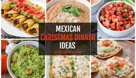 Christmas Style Mexican Plate