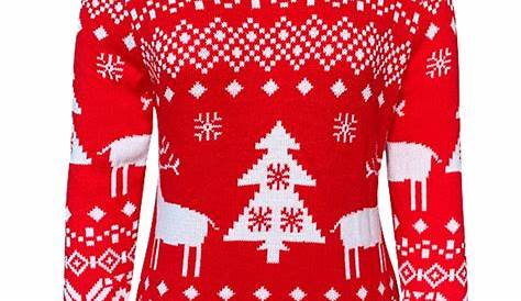 Contrast Hem Reindeer Christmas Sweater Reindeer christmas sweater