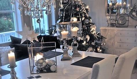 Christmas Table Decorations Grey