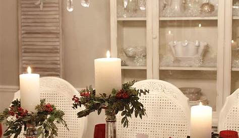 Christmas Table Decorations On Pinterest