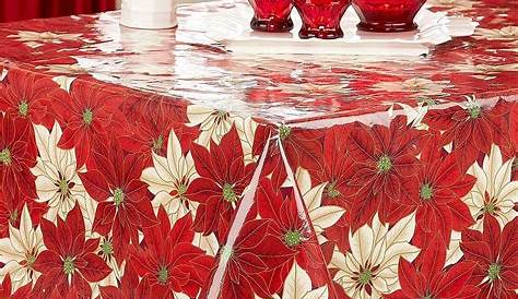 Christmas Table Oilcloth