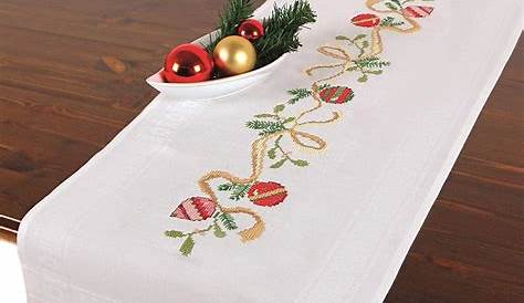 Christmas Table Runner Embroidery Kit
