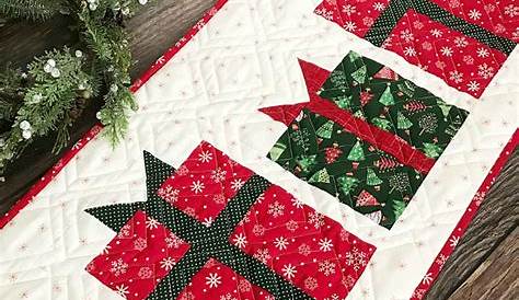 Christmas Table Runner Quilt Block Pattern