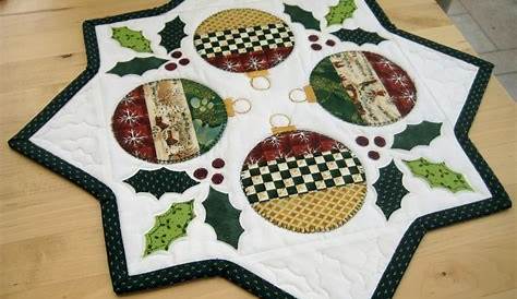 Christmas Table Topper Quilt Pattern Free