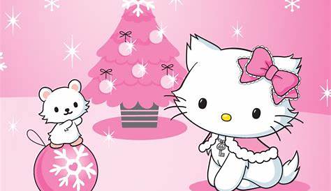 Christmas Themed Hello Kitty Wallpaper