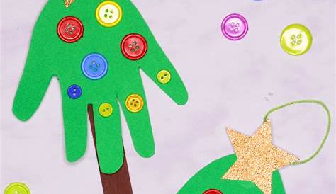 Handprint Christmas Tree Christmas craft for kids or a DIY ornament