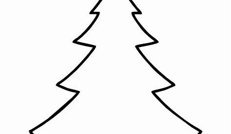 Christmas Tree Craft Outline