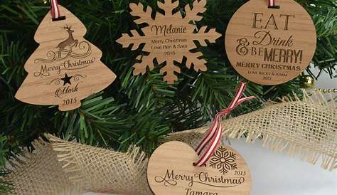 Christmas Tree Decoration Engraved
