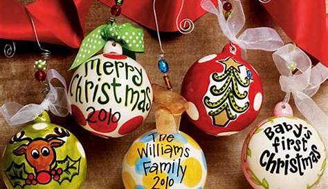 Christmas Tree Ornaments Personalized