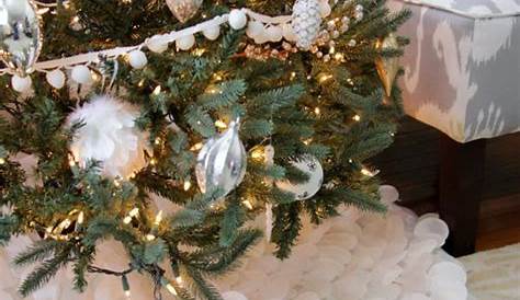 Hack Your Velvet Christmas Tree Skirt So You Can Wear It Too via Brit