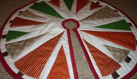 Christmas Tree Skirt Quilt Squares