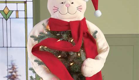 Christmas Tree Topper Cat