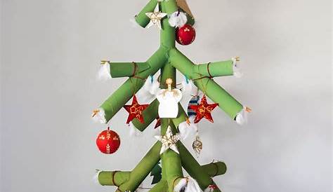 Toilet Paper Roll Christmas Trees - diy Thought